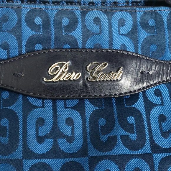 Piero Guidi il Mio Monogramma 1970 Travel Bag, EUC - Picture 3 of 15